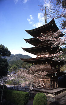 瑠璃光寺五重塔(国宝)