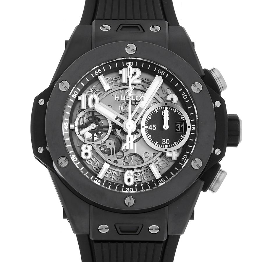 ウブロ HUBLOT ビッグバン ウニコ ブラックマジック 441.CI.1171.RX ブラック文字盤