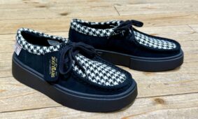 clarks クラークス TORVIEW ブラックツイードコンビ